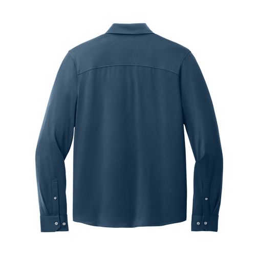 Men's Stretch Jersey Button-Down Shirt image thumbnail