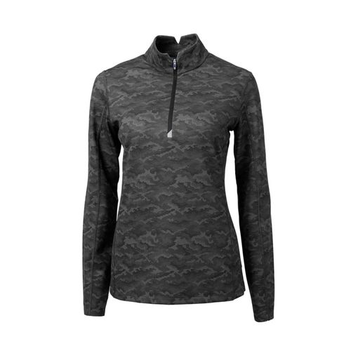 Women's Cutter & Buck Camo Print 1/4-Zip image thumbnail