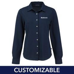 Image of Women's Cutter & Buck Knitted Button-Up