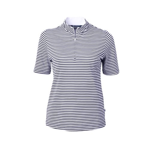 Women's Cutter & Buck Stripe Mock Neck Top image thumbnail