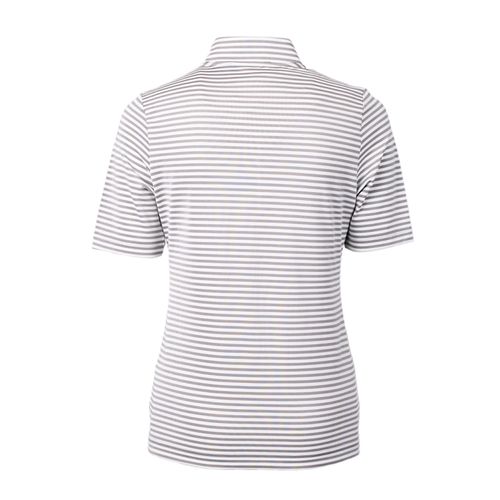 Women's Cutter & Buck Stripe Mock Neck Top image thumbnail