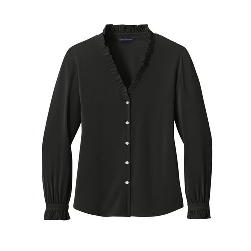 Women's Brooks Brothers Ruffle Collar Blouse image thumbnail