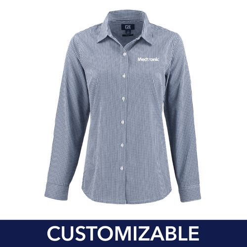 Women's Cutter & Buck Gingham Dress Shirt image thumbnail