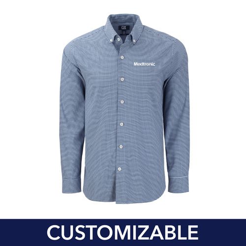 Men's Cutter & Buck Gingham Dress Shirt image thumbnail