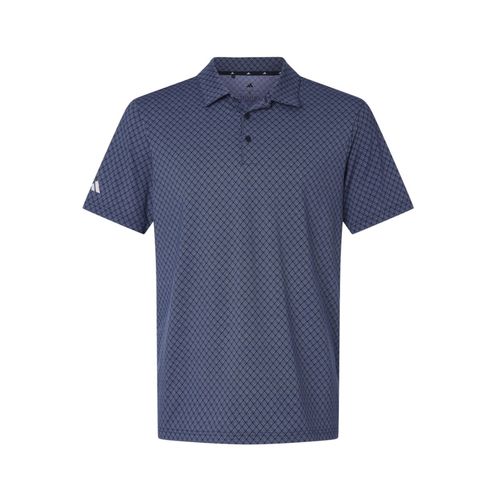 Men's Adidas Printed Stretch Polo image thumbnail