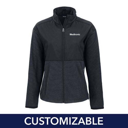 Women's Cutter & Buck Hybrid Full-Zip Jacket image thumbnail