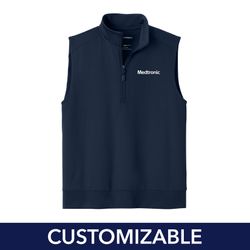 Image of Men's Double Knit 1/4-Zip Vest