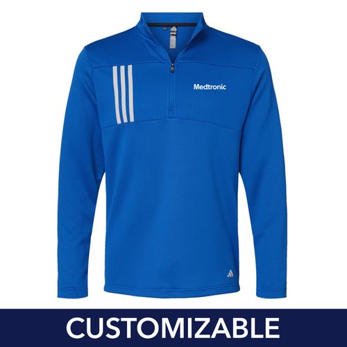 Men's Adidas Double Knit 1/4-Zip image thumbnail