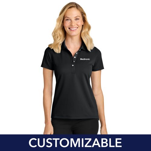 Women's Mini-Grid Texture Polo image thumbnail