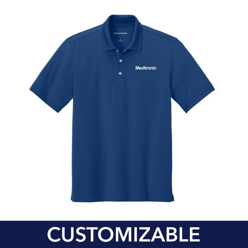 Men's Mini-Grid Texture Polo image thumbnail
