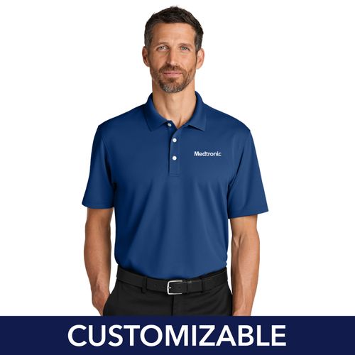 Men's Mini-Grid Texture Polo image thumbnail