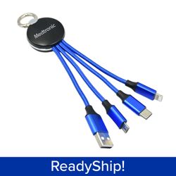Image of Pack of 5 Light Up Multi Charging Carabiner