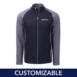 Image of Men's Tall Cutter & Buck Stretch Hybrid Full-Zip