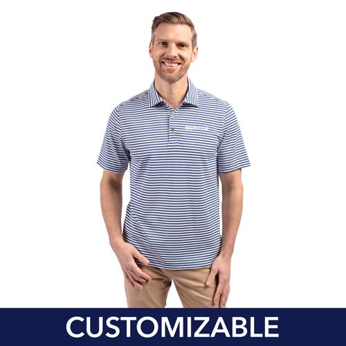 Men's Tall Cutter & Buck Featherlight Pique Polo image thumbnail