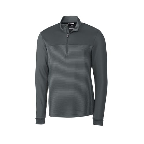 Men's Cutter & Buck Stretch Stripe 1/4-Zip image thumbnail