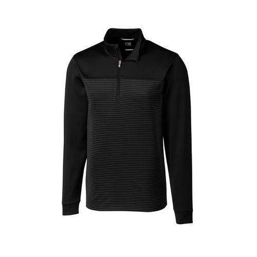 Men's Cutter & Buck Stretch Stripe 1/4-Zip image thumbnail