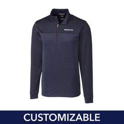 Image of Men's Cutter & Buck Stretch Stripe 1/4-Zip