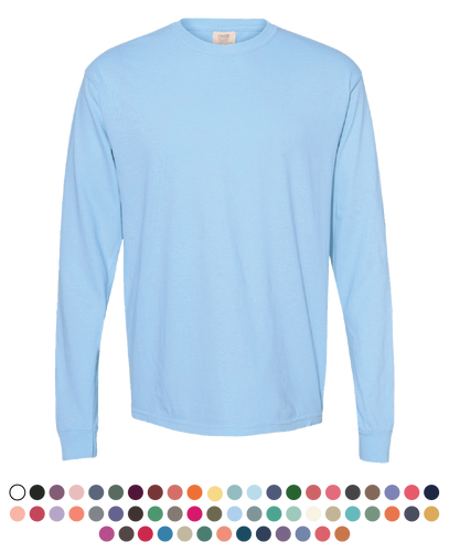 Image of Comfort Colors Garment-Dyed Heavyweight Long Sleeve T-Shirt