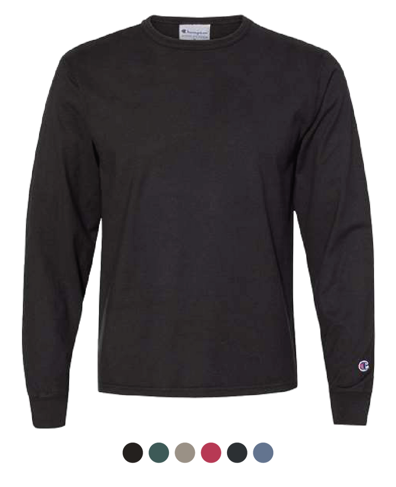 Champion Garment-Dyed Long Sleeve T-Shirt primary image