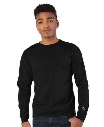 Champion Garment-Dyed Long Sleeve T-Shirt image thumbnail