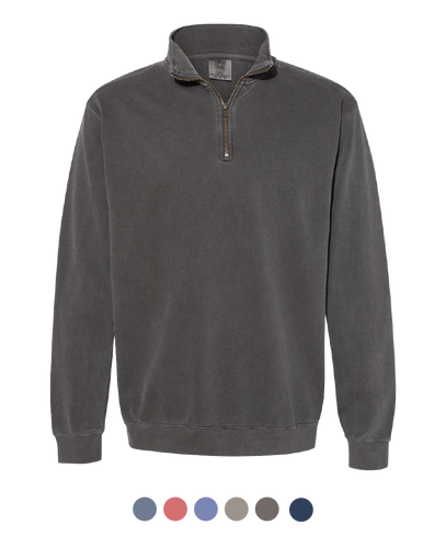 Image of Comfort Colors Garment-Dyed Quarter Zip Sweatshirt