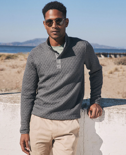 Image of Marine Layer Reversible Corbet Pullover