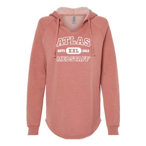Atlas MedStaff U Ladies' Wave Wash Hoodie image thumbnail