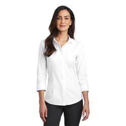 Image of Red House Ladies' 3/4-Sleeve Nailhead Non-Iron Shirt