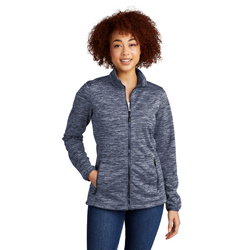Image of Sport-Tek Ladies' PosiCharge Electric Heather Soft-Shell Jacket