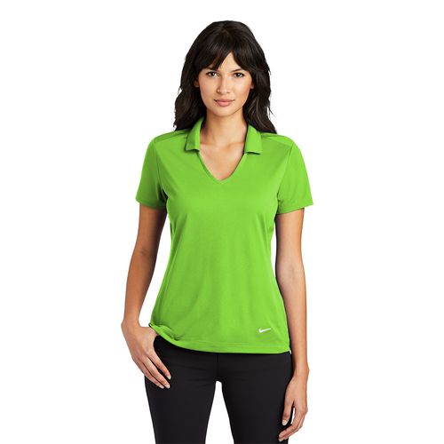 Nike Ladies' Dri-FIT Vertical-Mesh Polo image thumbnail