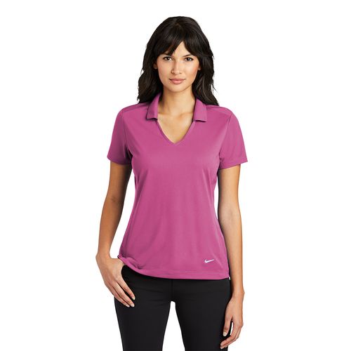 Nike Ladies' Dri-FIT Vertical-Mesh Polo image thumbnail