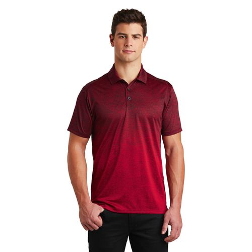Sport-Tek Ombre Heather Polo image thumbnail