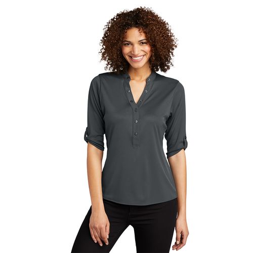 OGIO Ladies' Crush Henley  image thumbnail