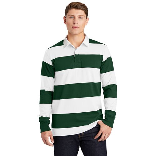 Sport-Tek Classic Long Sleeve Rugby Polo image thumbnail