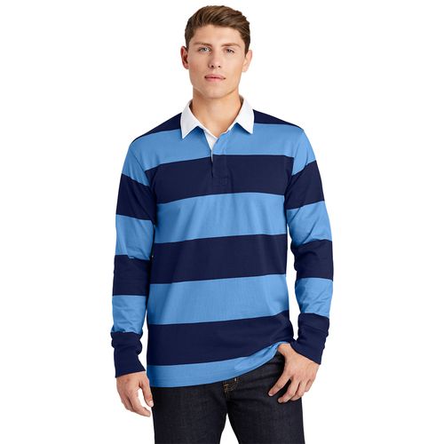 Sport-Tek Classic Long Sleeve Rugby Polo image thumbnail