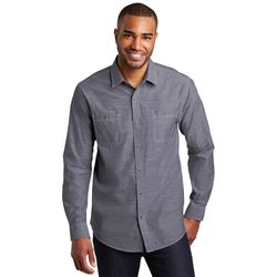 Image of Port Authority Slub Chambray Shirt