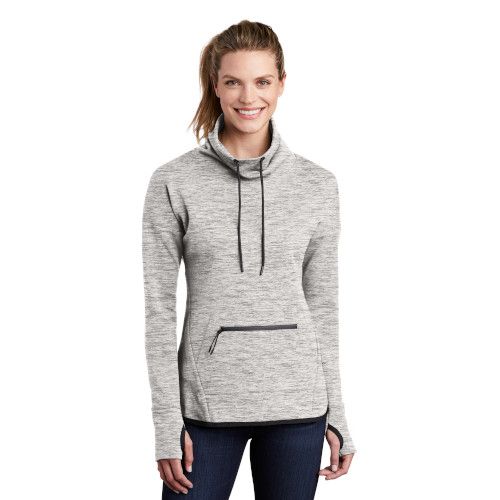 Sport-Tek Ladies Triumph Cowl Neck Pullover image thumbnail