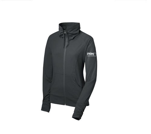 Sport-Tek Ladies Sport-Wick Stretch Full-Zip Jacket image thumbnail
