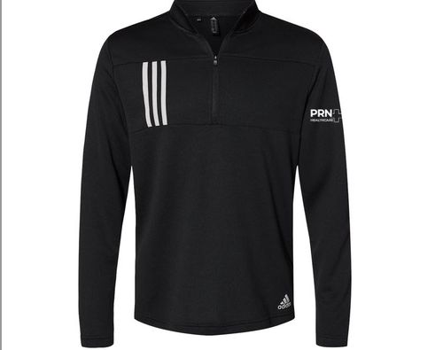 Adidas 3-Stripes Double Knit Quarter-Zip Pullover  image thumbnail