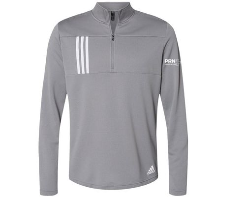 Adidas 3-Stripes Double Knit Quarter-Zip Pullover  image thumbnail