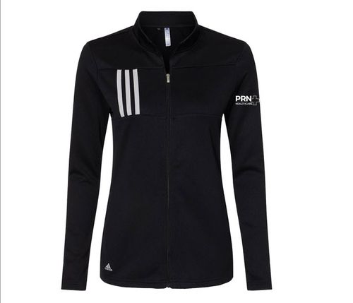 Adidas Women's 3-Stripes Double Knit Full-Zip image thumbnail