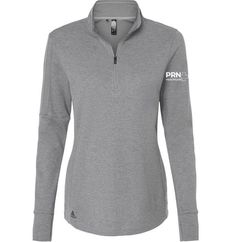 Image of Adidas Women's 3-Stripes Quarter-Zip Sweater 