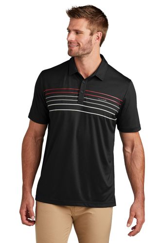 TravisMathew Coto Performance Chest Stripe Polo image thumbnail