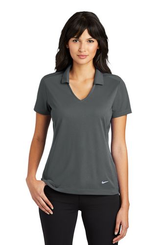Nike Ladies Dri-FIT Vertical Mesh Polo image thumbnail