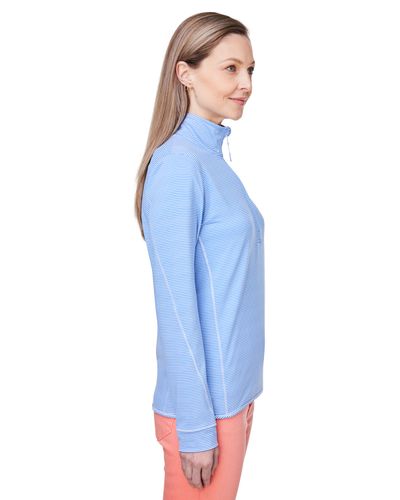 Vineyard Vines Ladies' Microstripe Sankaty Half-Zip Pullover image thumbnail