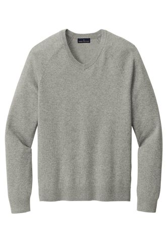 Brooks Brothers Cotton Stretch V-Neck Sweater BB18400 image thumbnail