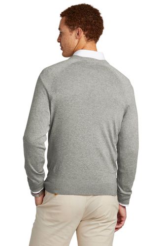 Brooks Brothers Cotton Stretch V-Neck Sweater BB18400 image thumbnail