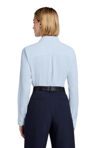 Brooks Brothers Women's Full-Button Satin Blouse BB18007 image thumbnail