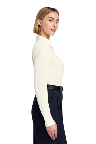 Brooks Brothers Women's Full-Button Satin Blouse BB18007 image thumbnail