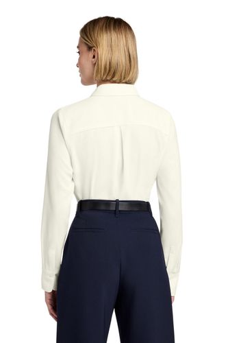 Brooks Brothers Women's Full-Button Satin Blouse BB18007 image thumbnail